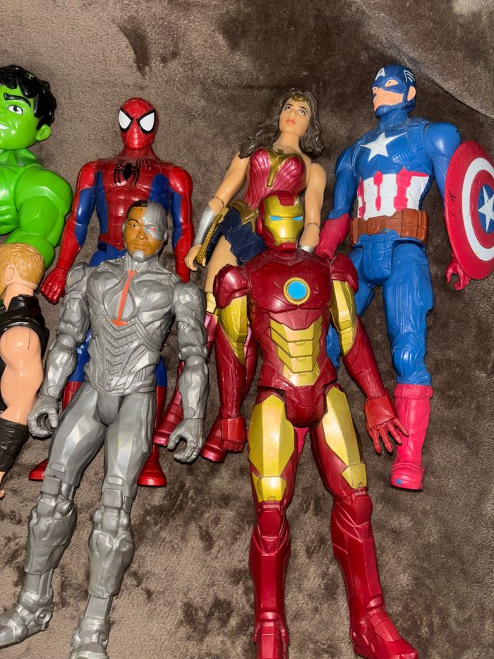 Lot de 8 figurines Marvel - photo numéro 3