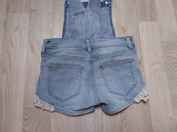 Ensemble salopette/short et haut à manches longues en excellent état - photo numéro 8