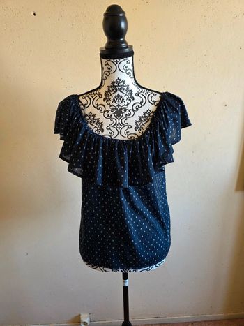 Haut bleu marine femme T : M