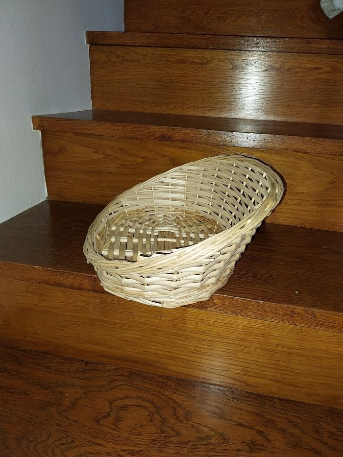 Corbeille panier rotin - photo numéro 2