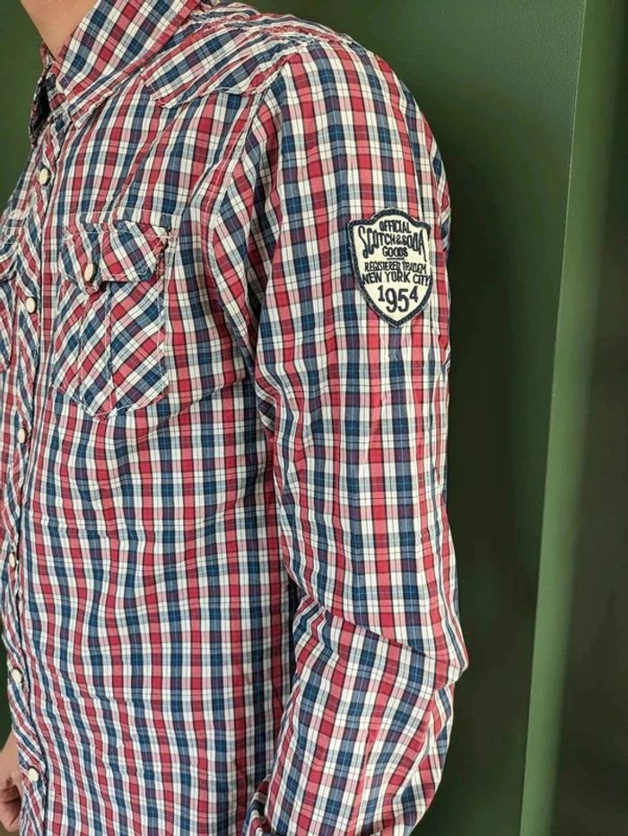 Chemise à carreaux Scotch & Soda M - photo numéro 2