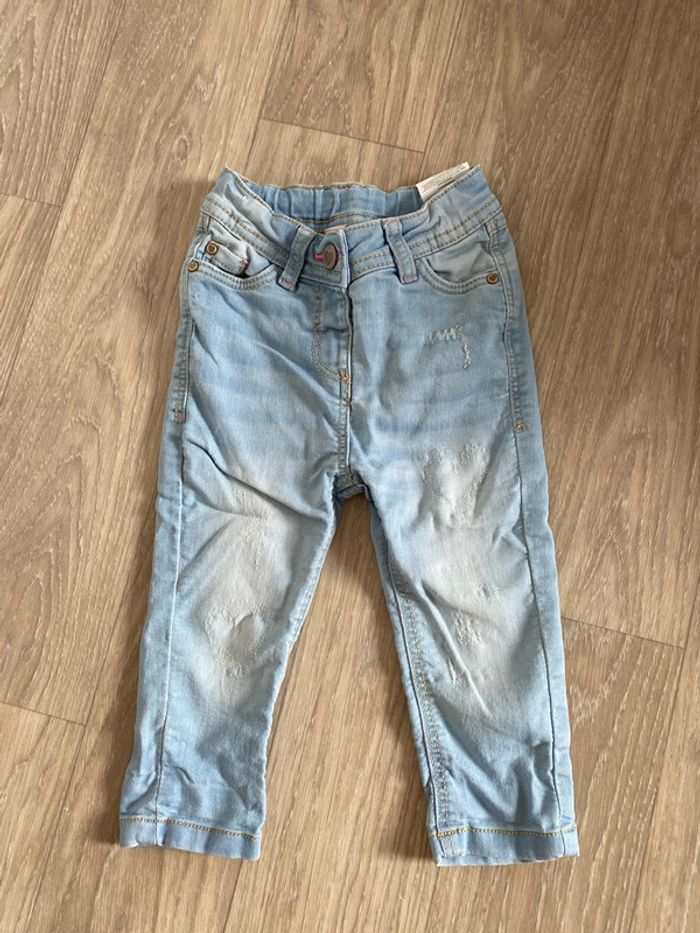 Jean bleu clair délavé