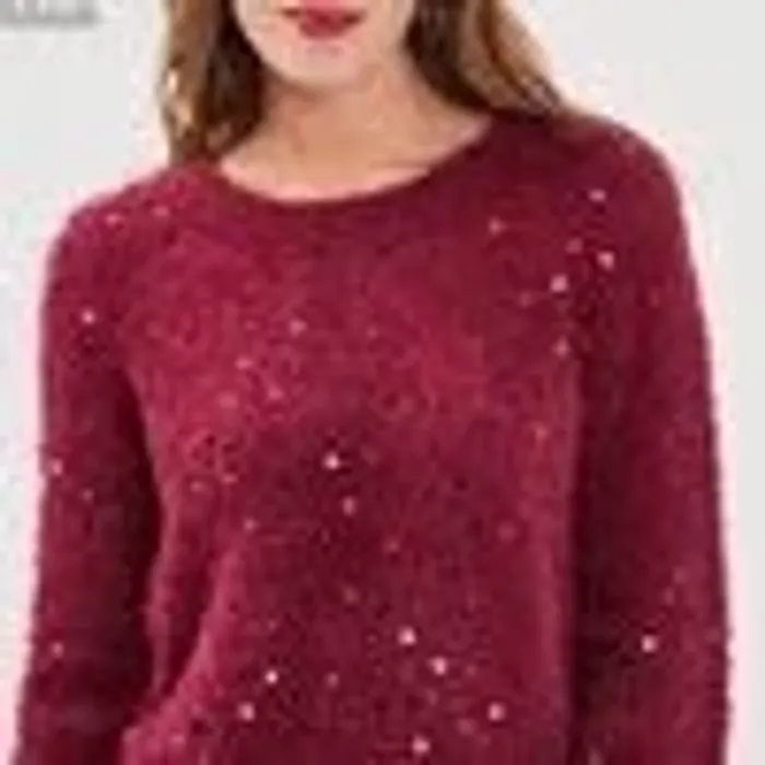 Pull manches longues à sequins Rose Framboise - taille 4 – Bréal - photo numéro 2