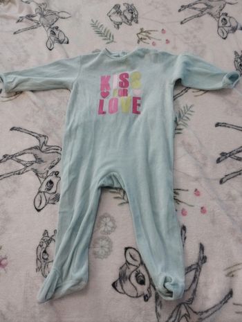 Pijama une pièce  kitchoun 24 mois