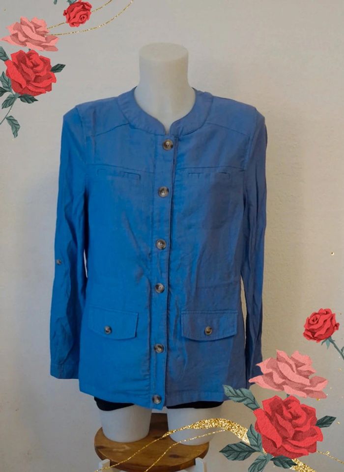 🤎 Veste bleu pour femme taille 42/44