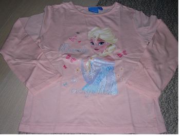 tee-shirt / haut manches longues disney reine des neiges 4 ans neuf sans étiquette