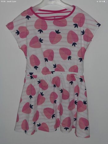 Okaidi jolie robe 6 ans réversible tbe