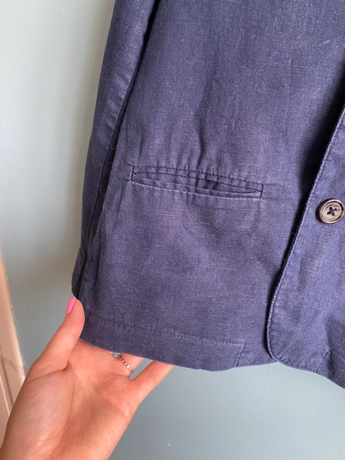 Veste blazer de cérémonie bleue verbaudet - photo numéro 3