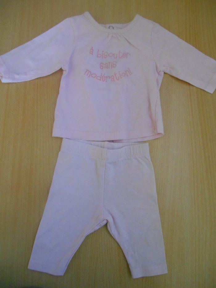 Ensemble bébé fille T-shirt legging 0 mois Kimbaloo
