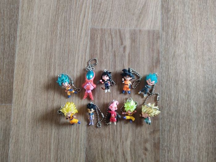 Lot de 10 minis porte clés