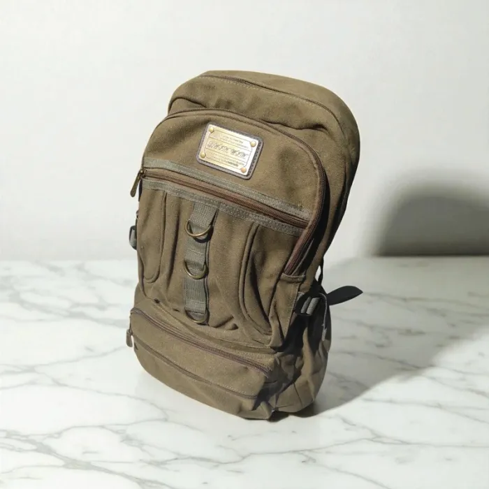 Sac à dos style militaire vert kaki neuf multifonction - photo numéro 3