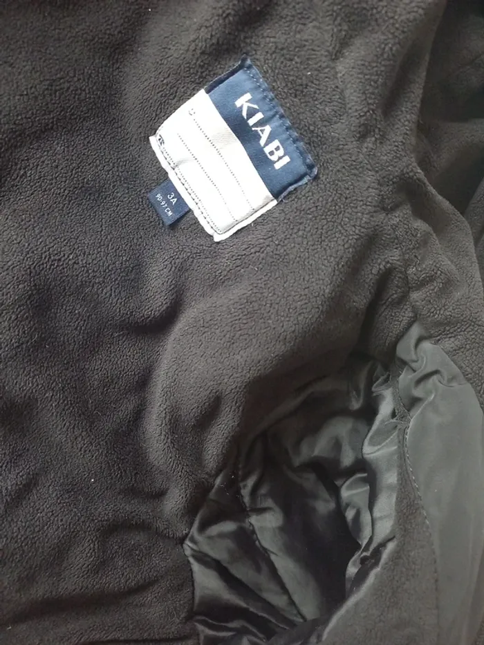 Blouson noir garçon 3 ans - photo numéro 6