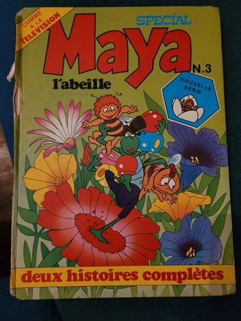 RARE Livre ancien BD Maya l'abeille Special n3 comme à la télévision 2 histoires complètes