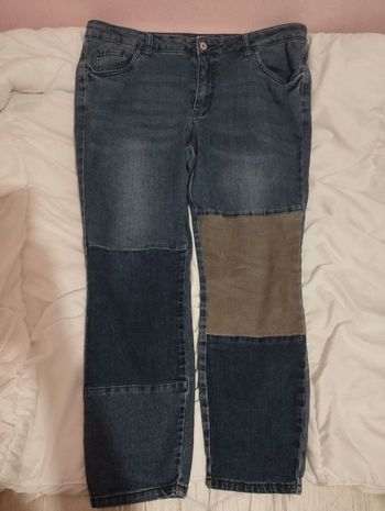 Lot de 2 jean patchwork