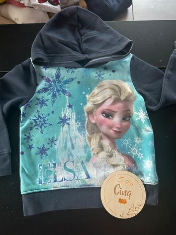 Sweat à capuche Frozen 5 ans