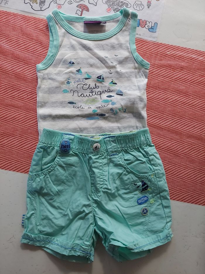 Ensemble sergent major 9mois short body