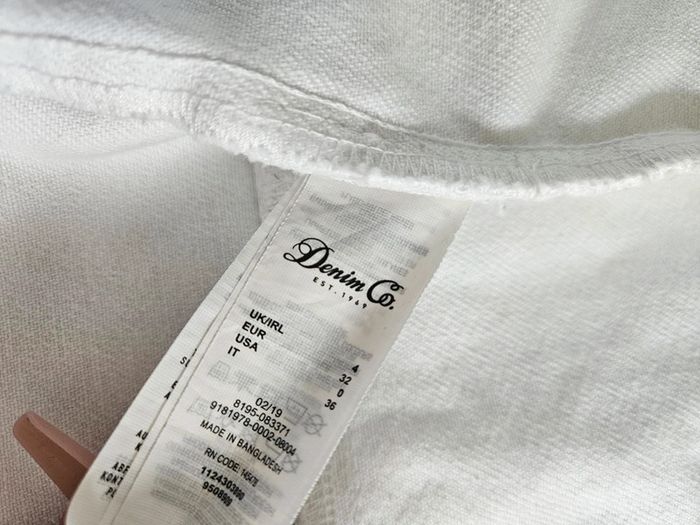 Denim Co robe blanche taille 32 - photo numéro 11