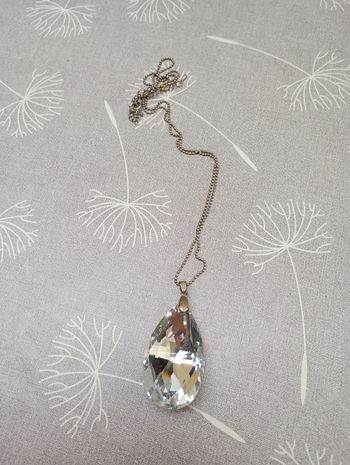 Collier gros diamant