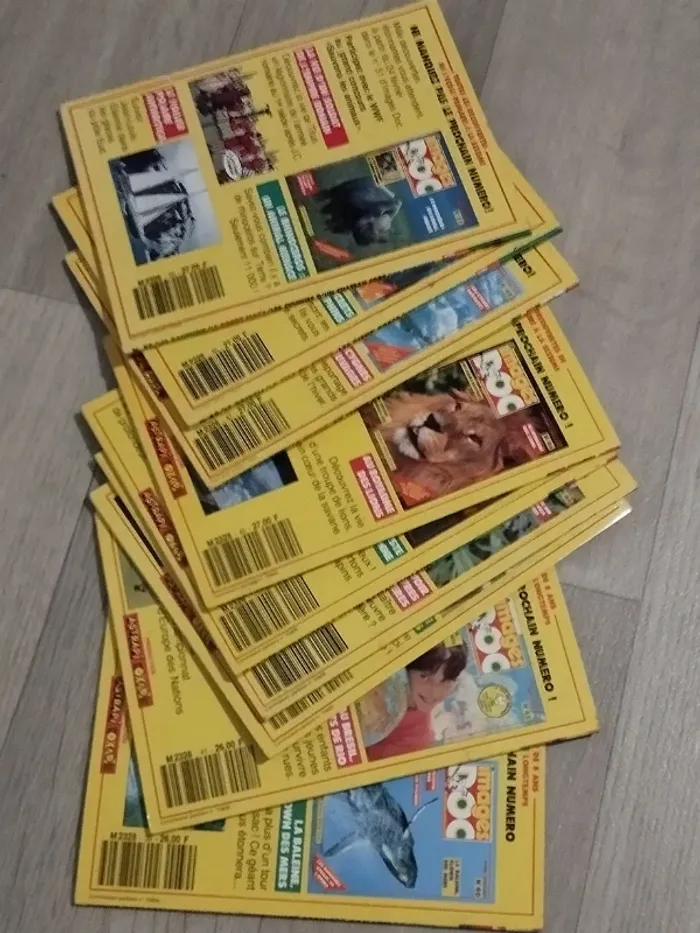 Lot vintage de 9 livres Images Doc année 1992-93 L078 - photo numéro 5