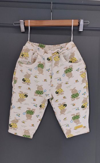 Pantalon molletonné avec motifs TBE - 12 mois