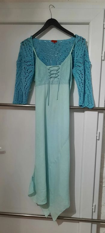 Robe turquoise