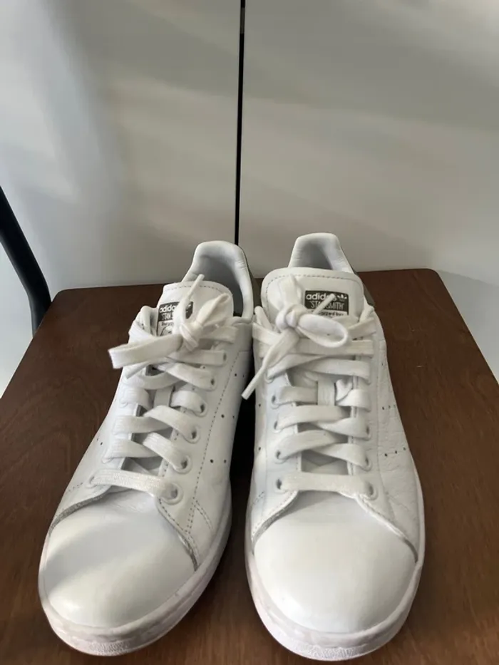Stan Smith blanche et grise - photo numéro 3