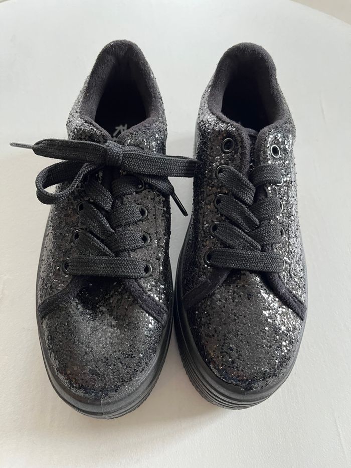 Sublimes sneakers paillettées Reqins neuves P.31 - photo numéro 3
