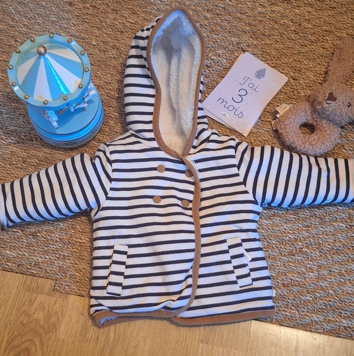 Gilet réversible chaud 3 mois - photo numéro 4