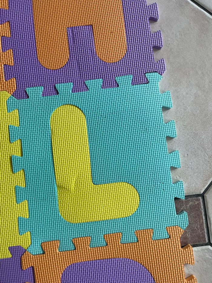 Lot de 26 dalles en mousse couleur claire - photo numéro 5