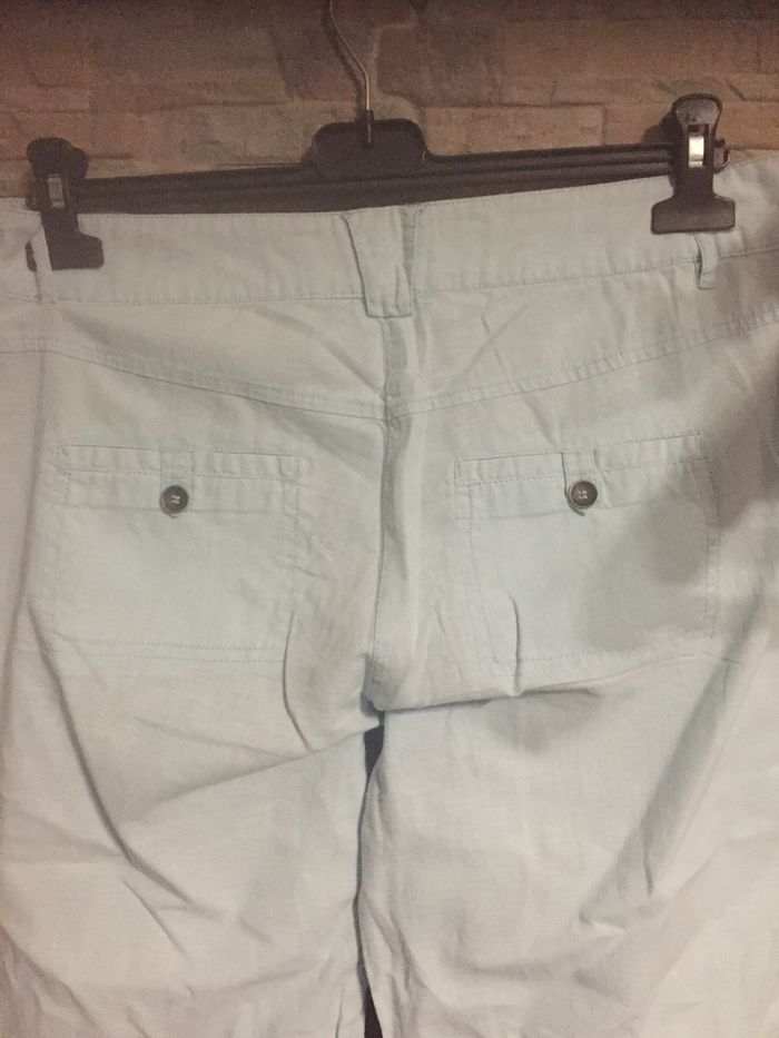 Pantalon bleu ciel Cache Cache 42/XL - photo numéro 5
