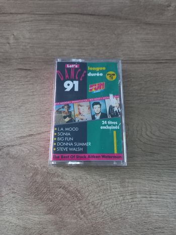 Cassette audio " Let's Dance 91"