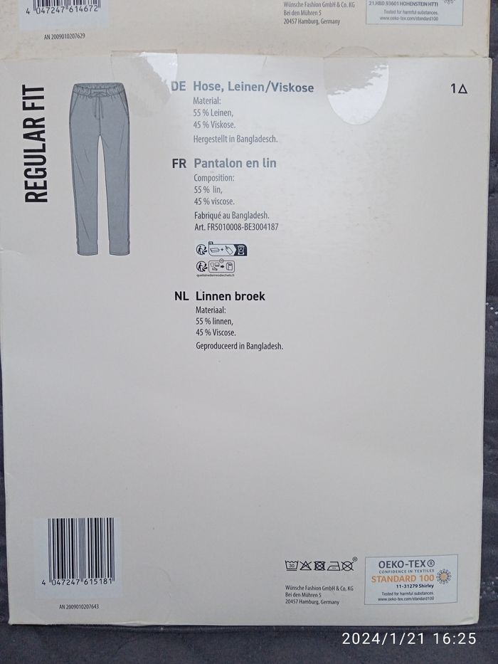 Chemise et pantalon en lin - photo numéro 8