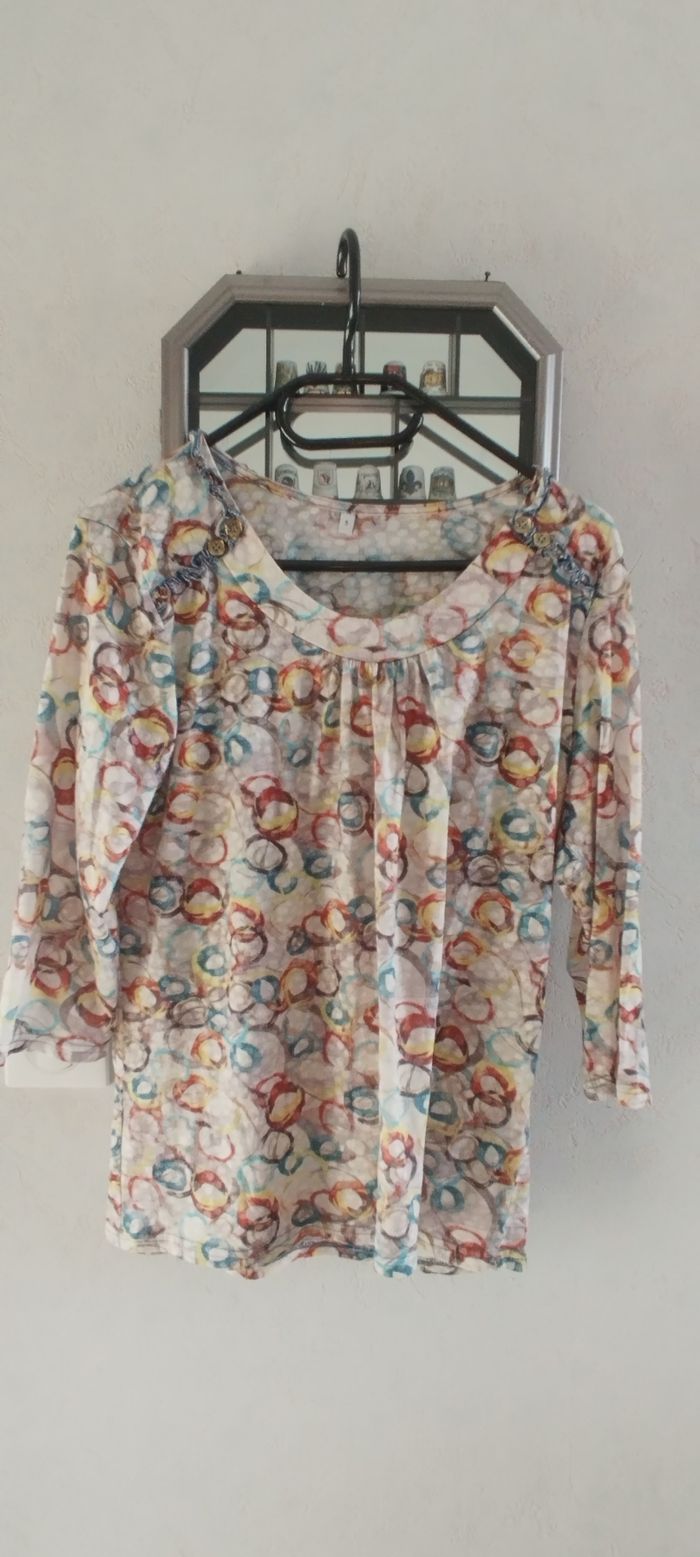 Blouse à motifs
