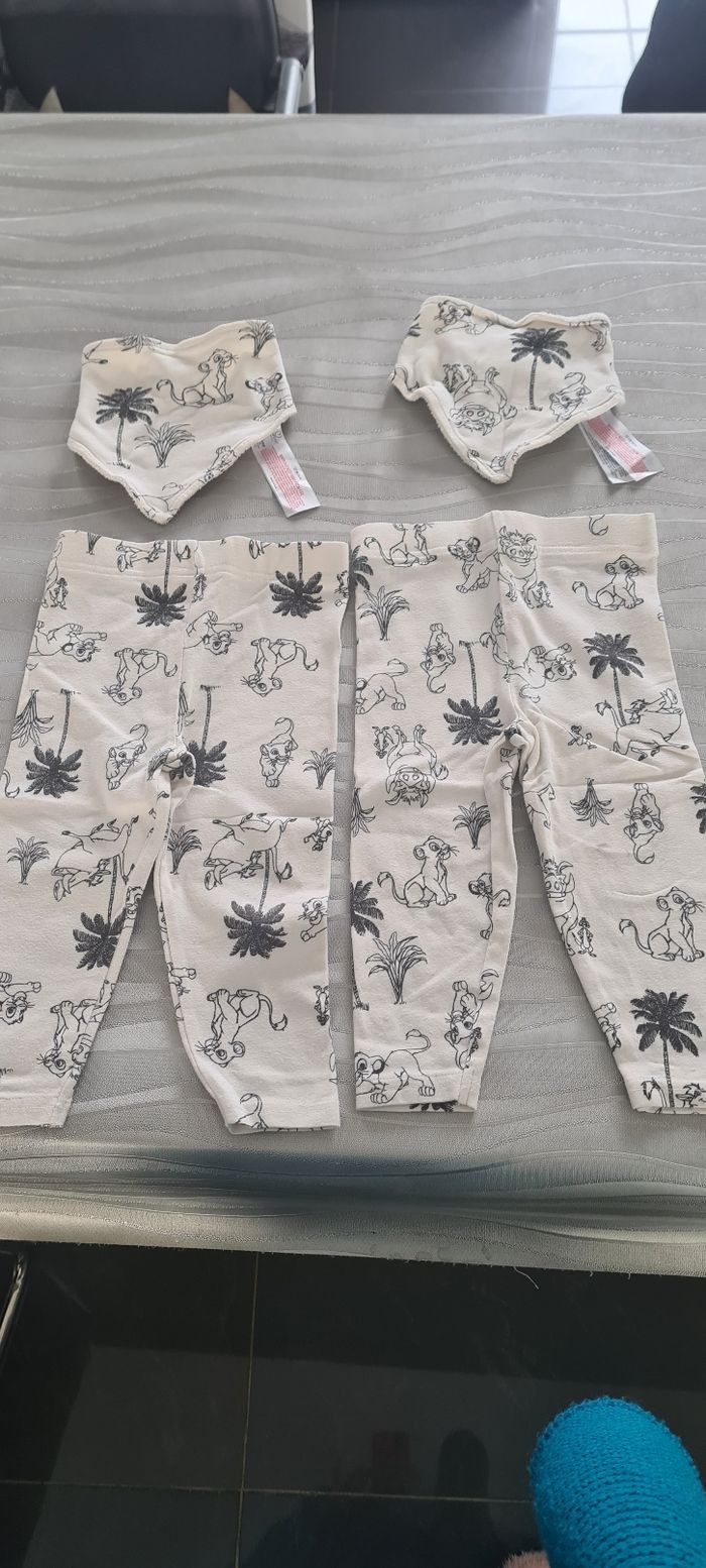Lot 2 ensemble pantalon fin bavoire