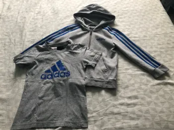 Lot t-shirt et veste adidas 5-6 ans