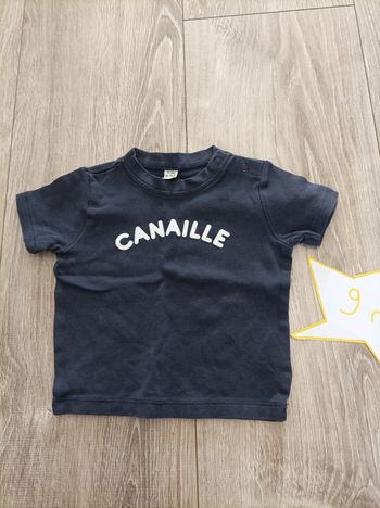 Tee-shirt 6-12 mois Canaille