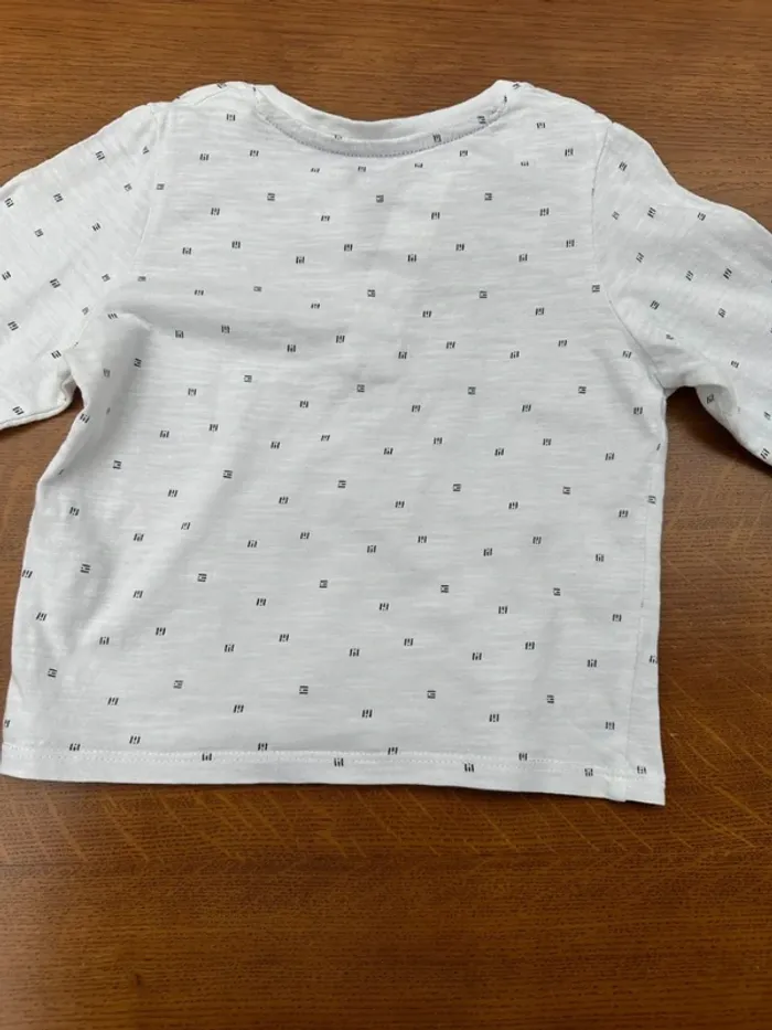 T-shirt blanc kiabi 18 mois - photo numéro 9