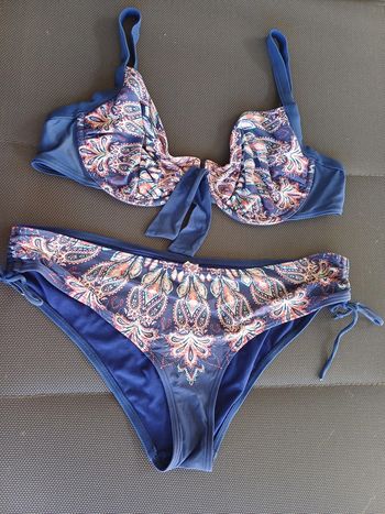 Maillot de bain Rouge Gorge 2 pièces taille 42