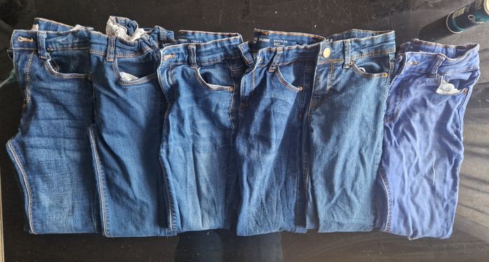 Lot de 6 jeans skinny 9 ans