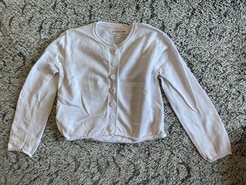 Gilet blanc Arsène et les pipelettes - 6 ans