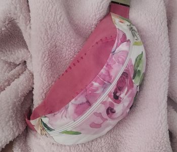 Sac banane/bandoulière fleuri
