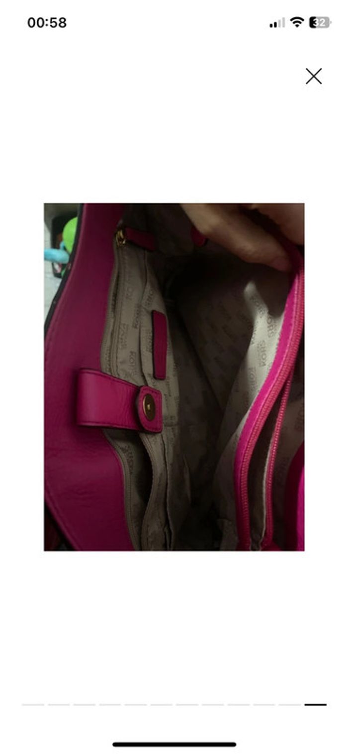 Sac Michael Kors Framboise - photo numéro 10