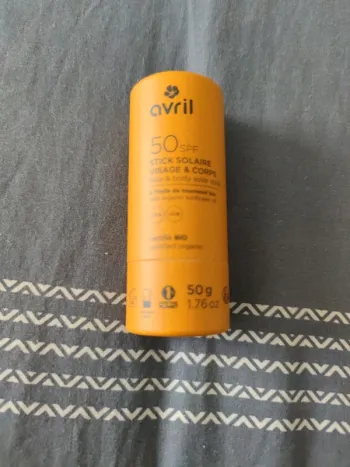 Stick solaire avril 50g 50 Spf