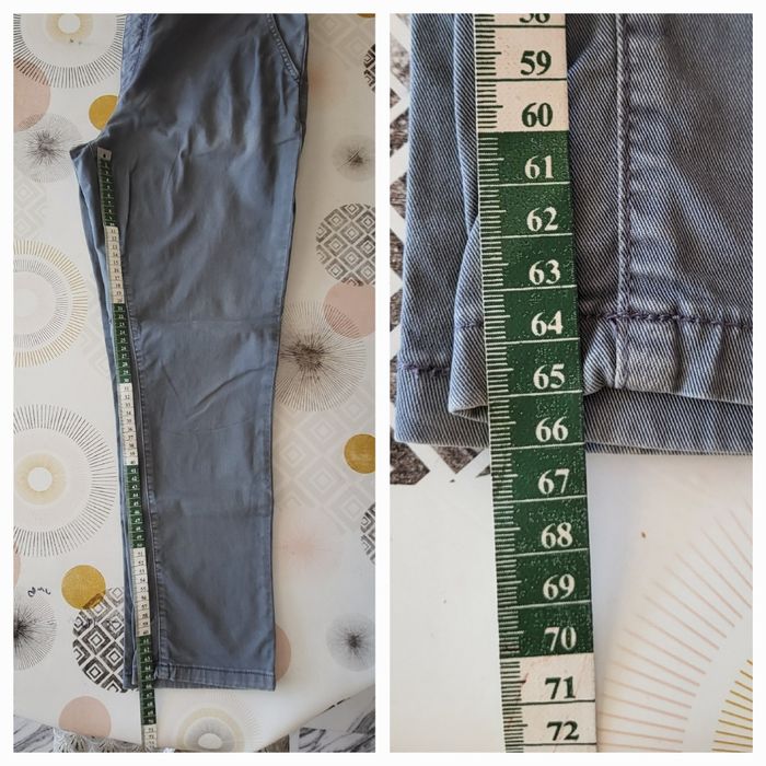 Zadig & Voltaire Pantalon T40-Gris délavé-Taille Haute& Coupe légèrement Slim en BE - photo numéro 8