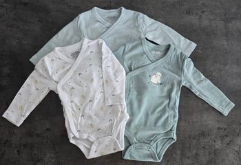 Lot de 3 bodys manches longues Kiabi