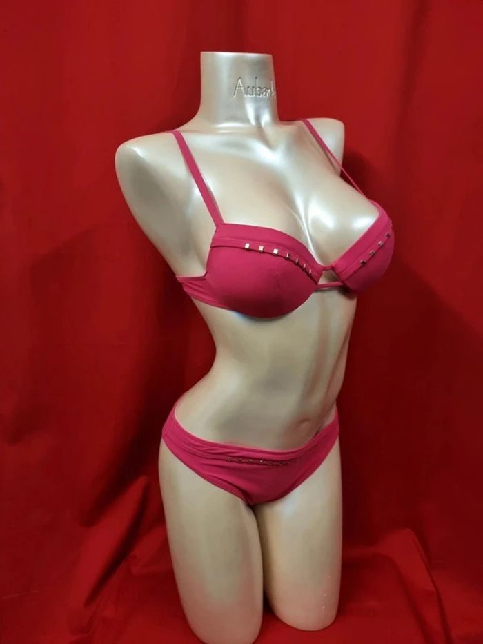 Lise Charmel bikini fuchsia éclat élégance * 90B + 40 * - photo numéro 6