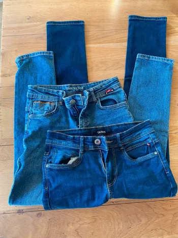 Lot de 2 jeans 12ans