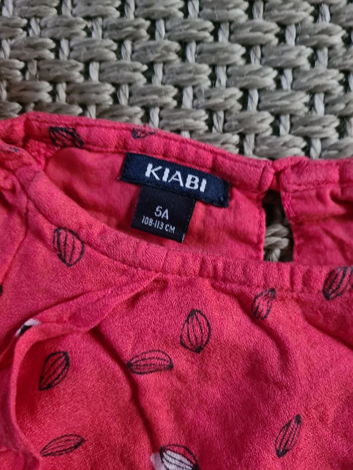 Robe fuschia à motifs - 5 ans - photo numéro 8