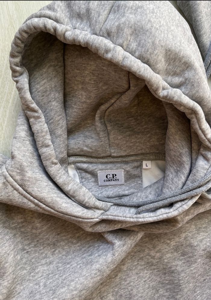 Sweat à capuche C.P. Company Gris - photo numéro 2