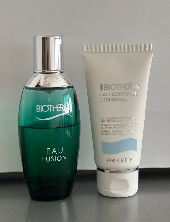 BIOTHERM EAU FUSION et LAIT CORPS L’ORIGINAL